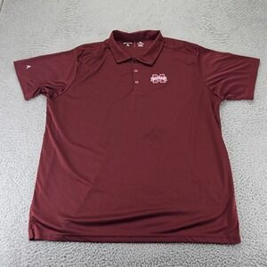 Antigua Men's Mississippi State Maroon Polo